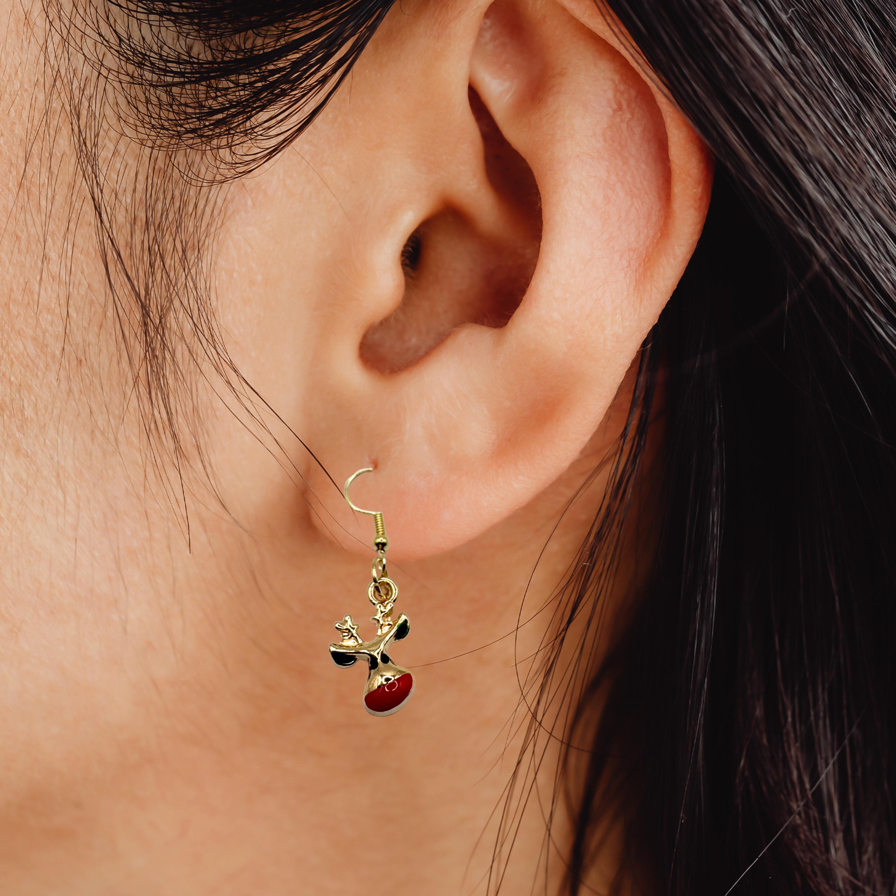 Reindeer Earrings - Thumbnail 4