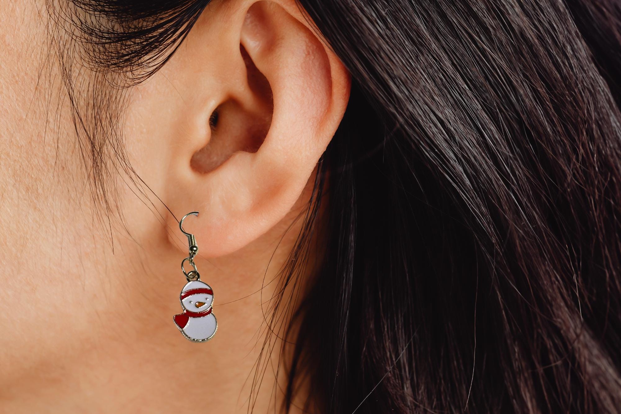 Snowman Earrings - Thumbnail 5
