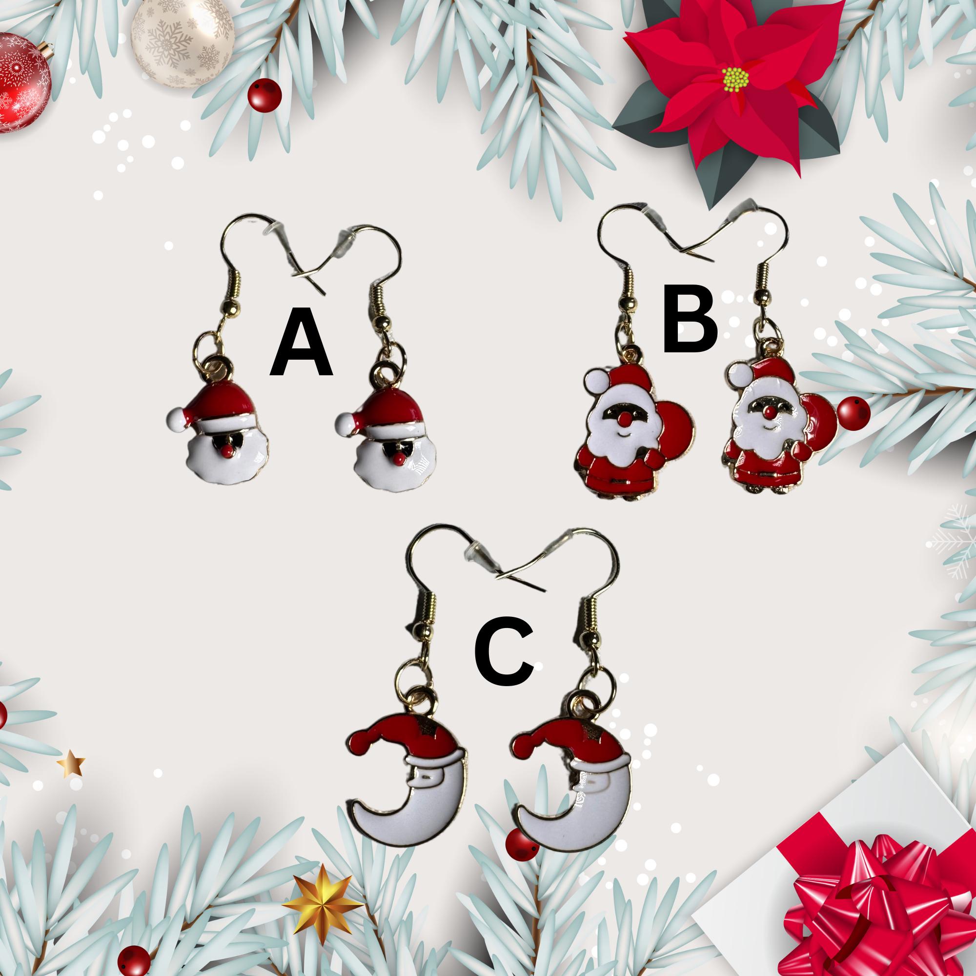 Santa Earrings