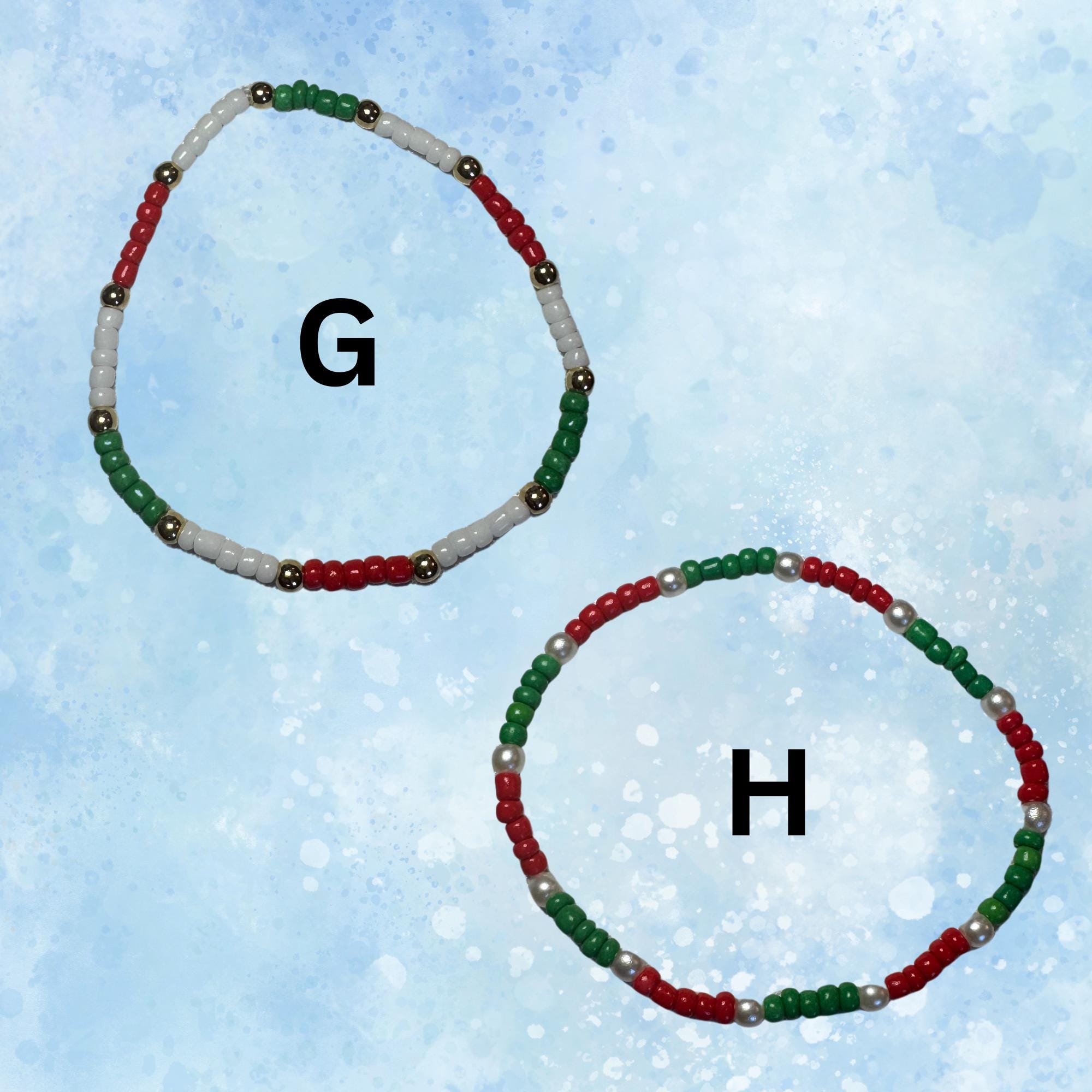 Holiday Glass Bracelet - Thumbnail 2