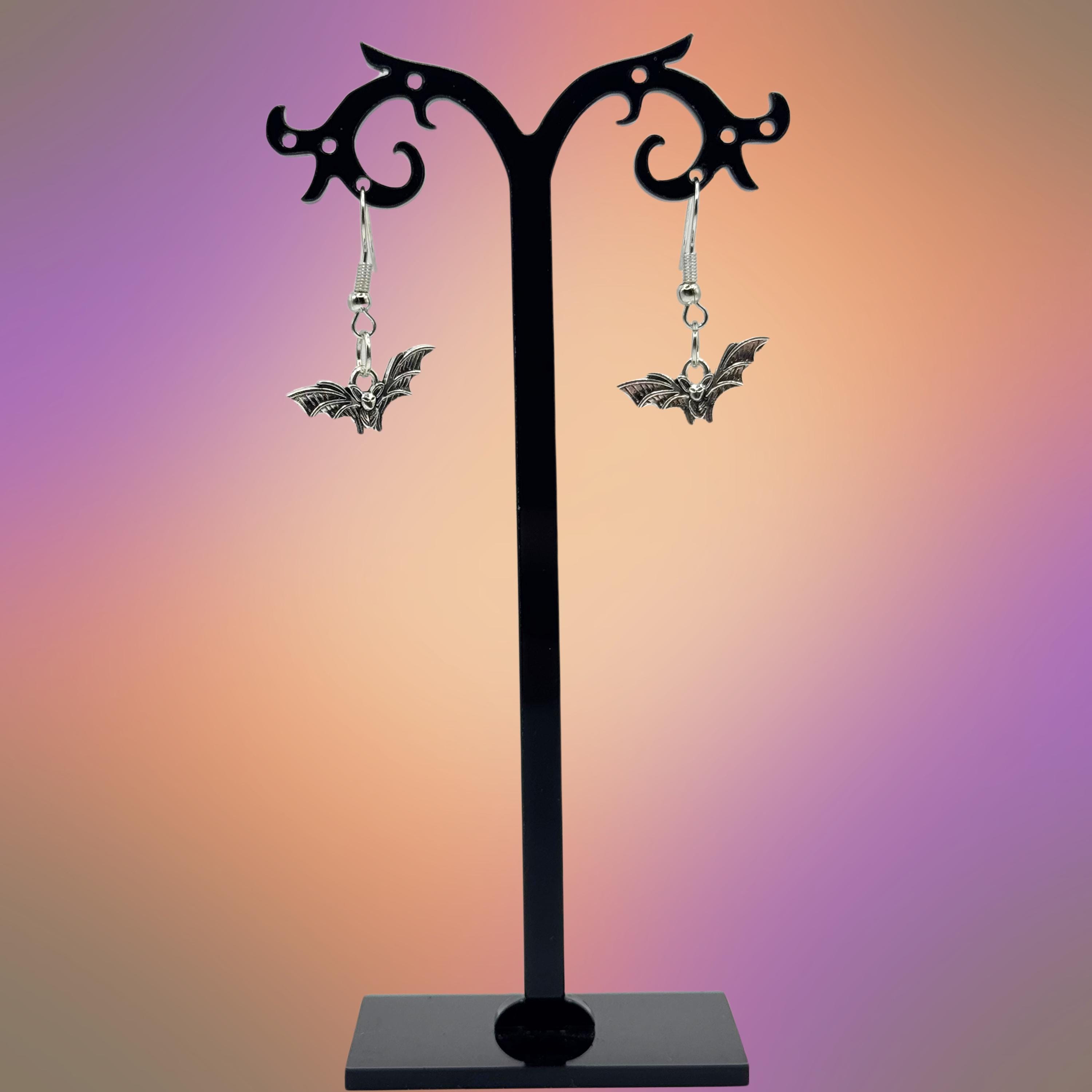 Bat Earrings - Thumbnail 2