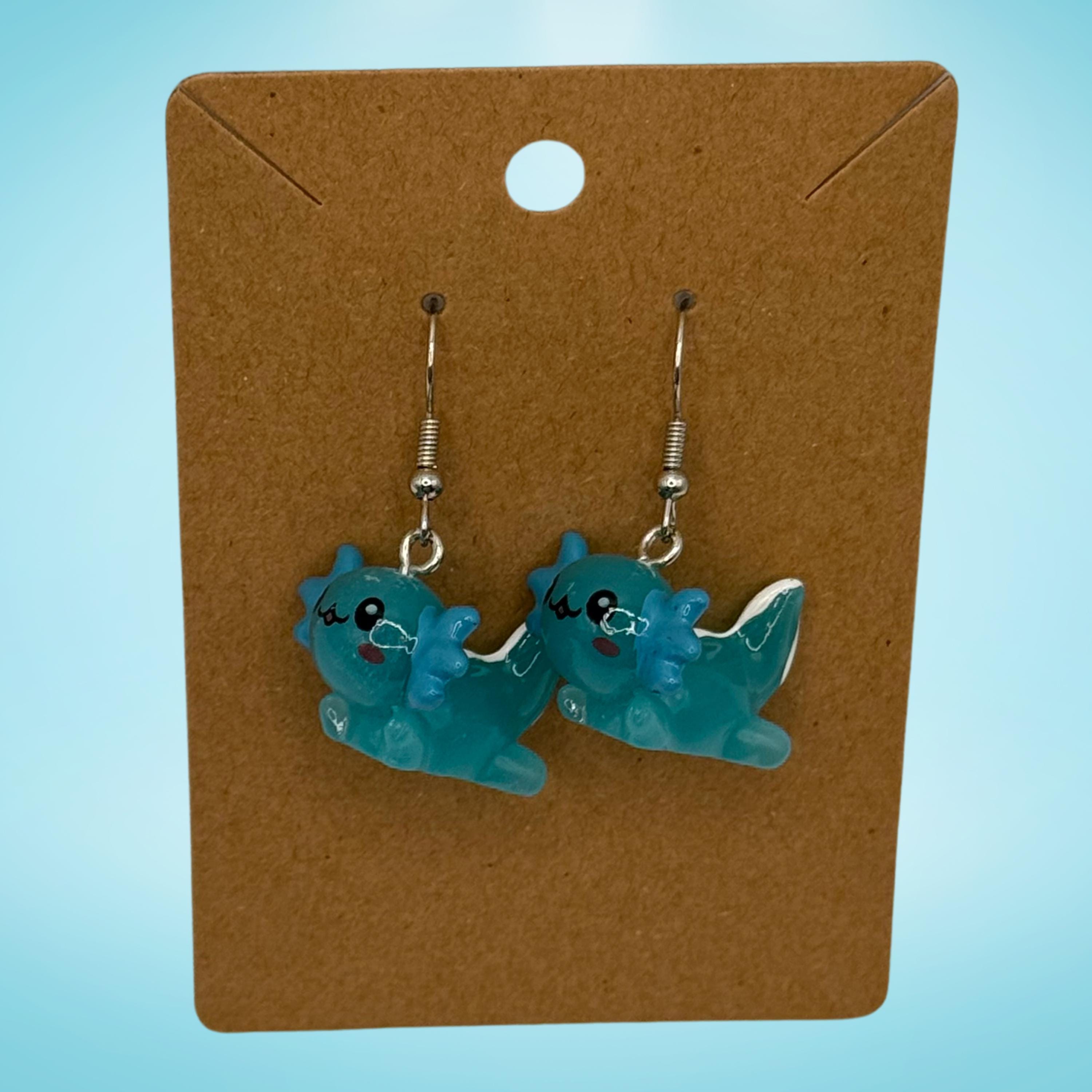 Axolotl Earrings - Thumbnail 2