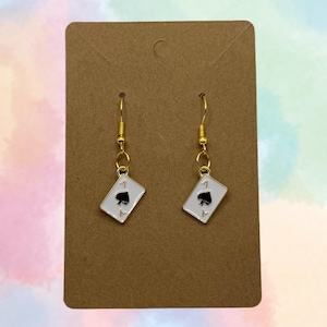 Ace Playing Card Earrings