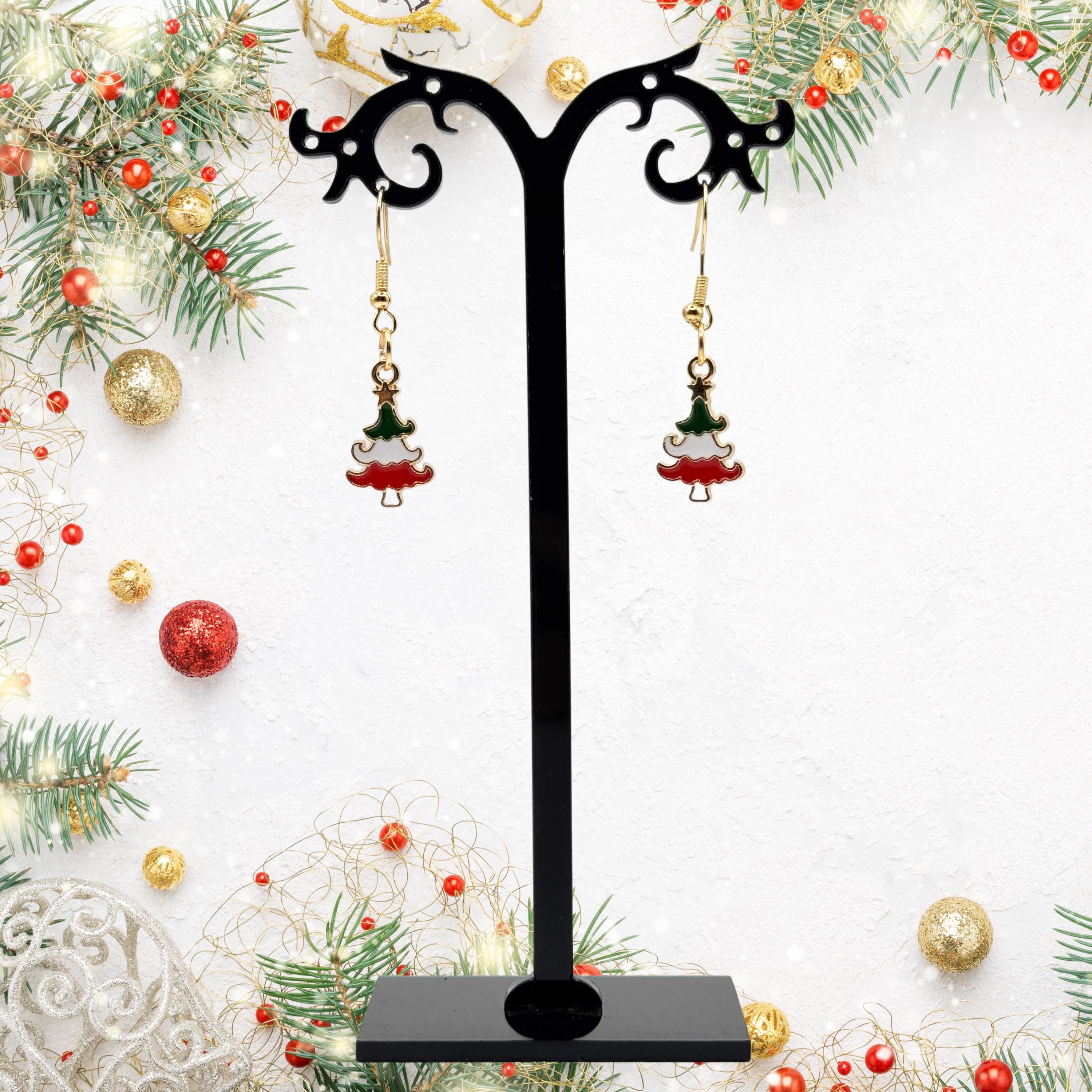 Christmas Tree Earrings - Thumbnail 6