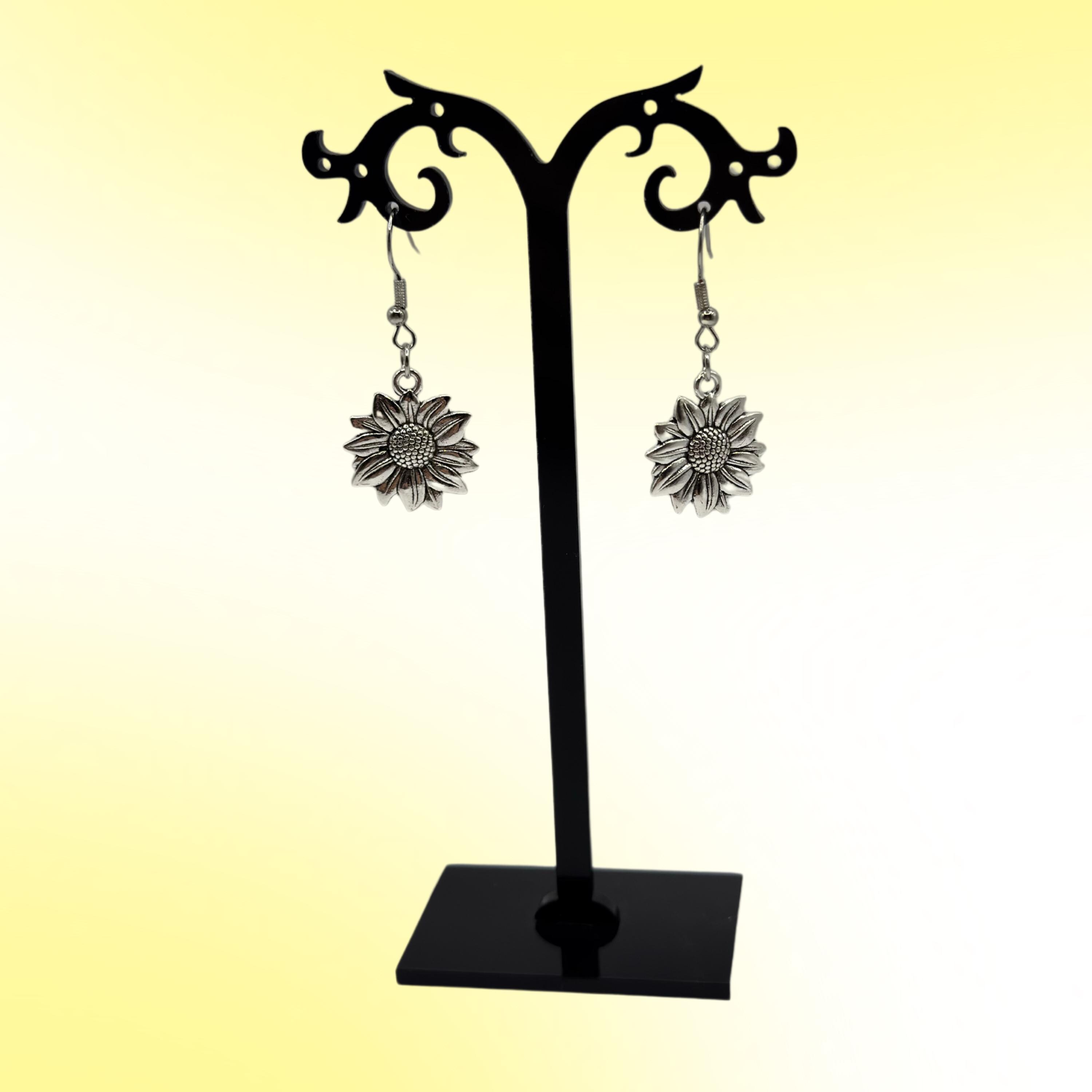 Sunflower Earrings - Thumbnail 2