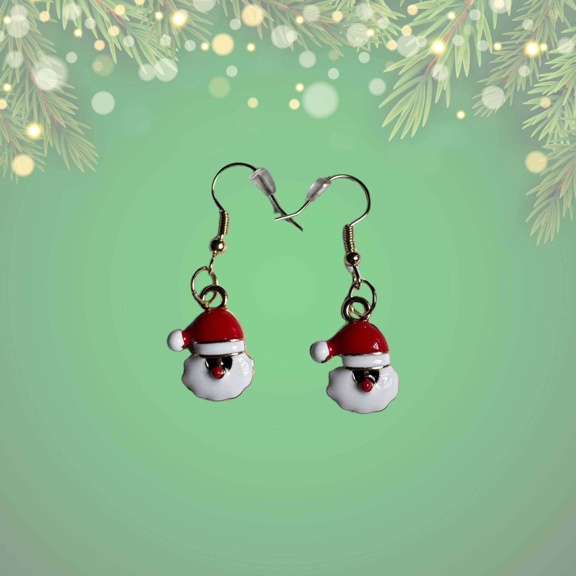 Santa Earrings - Thumbnail 3