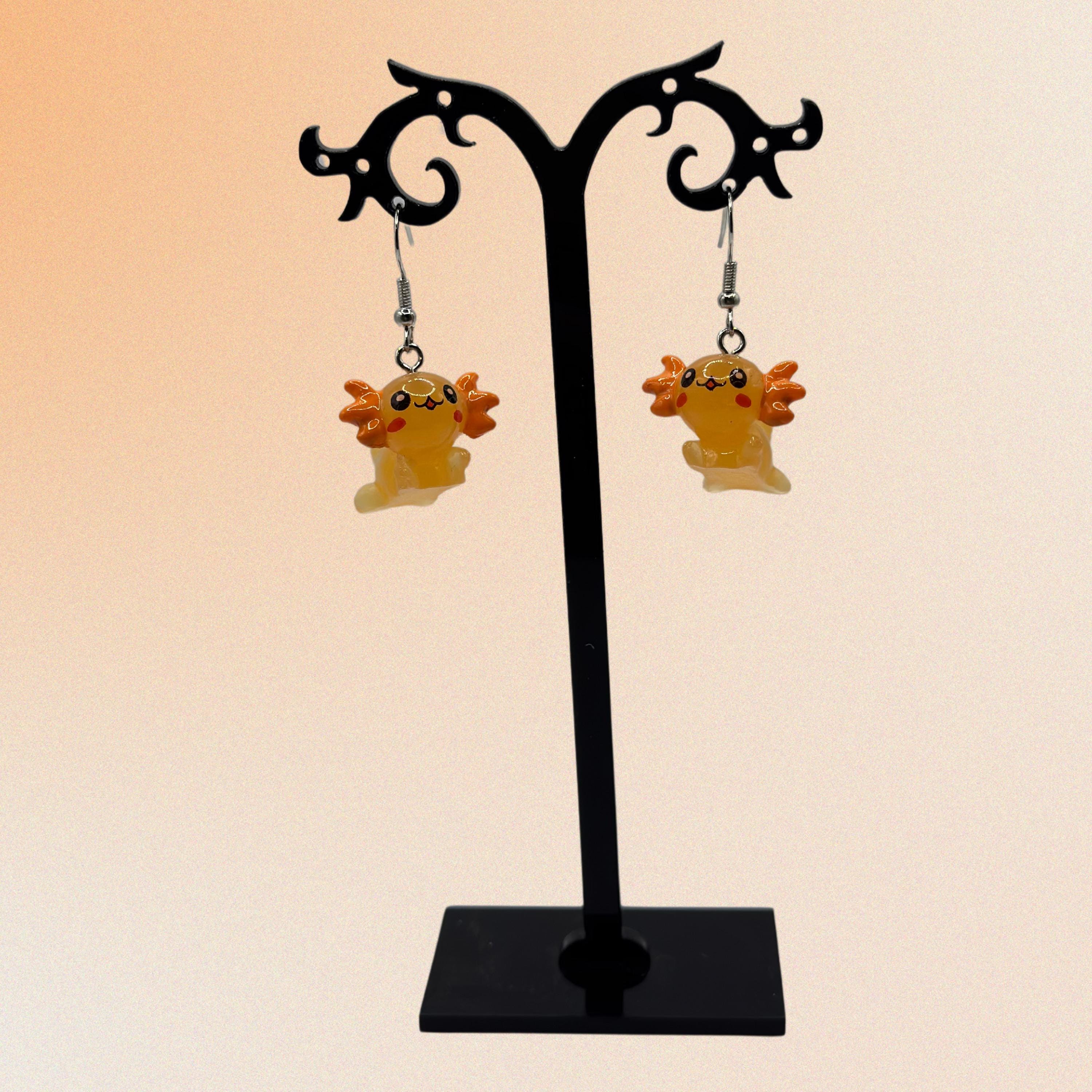 Axolotl Earrings - Thumbnail 5