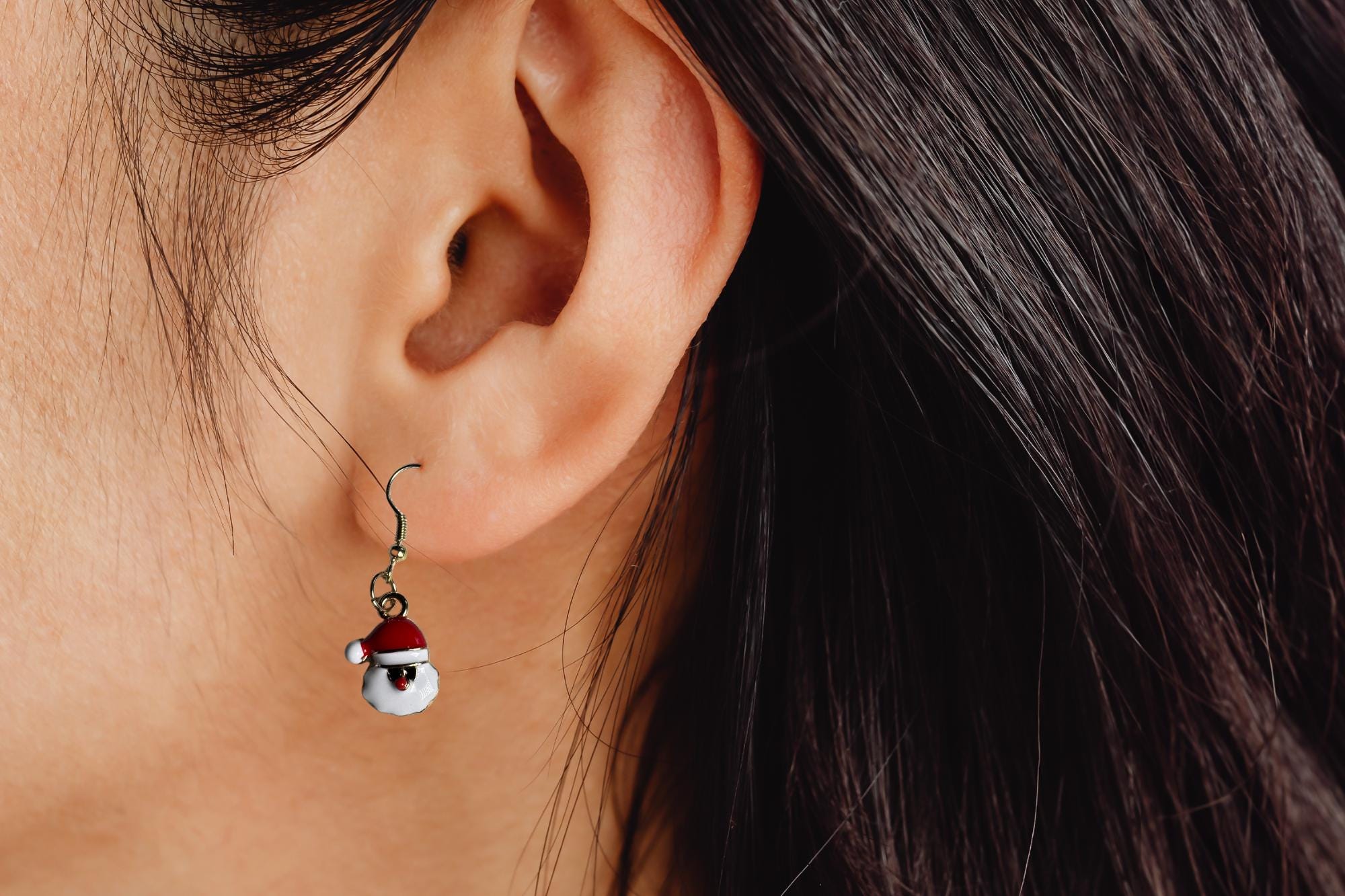 Santa Earrings - Thumbnail 2