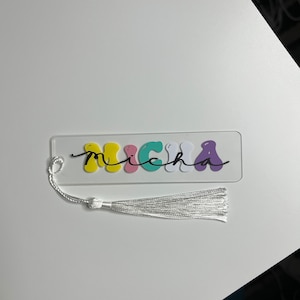 Kids Bookmark Personalised Back to School Children Gift Present ...