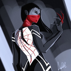 Silk Fanart (with mask)