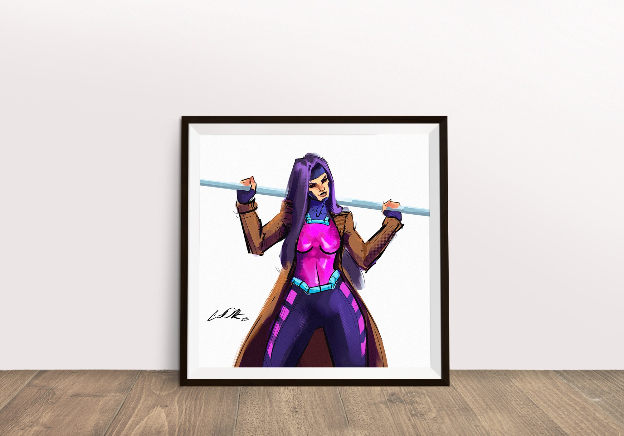 Gambit Fanart Etsy