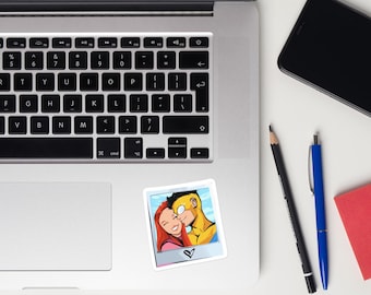 Mark and Eve sticker