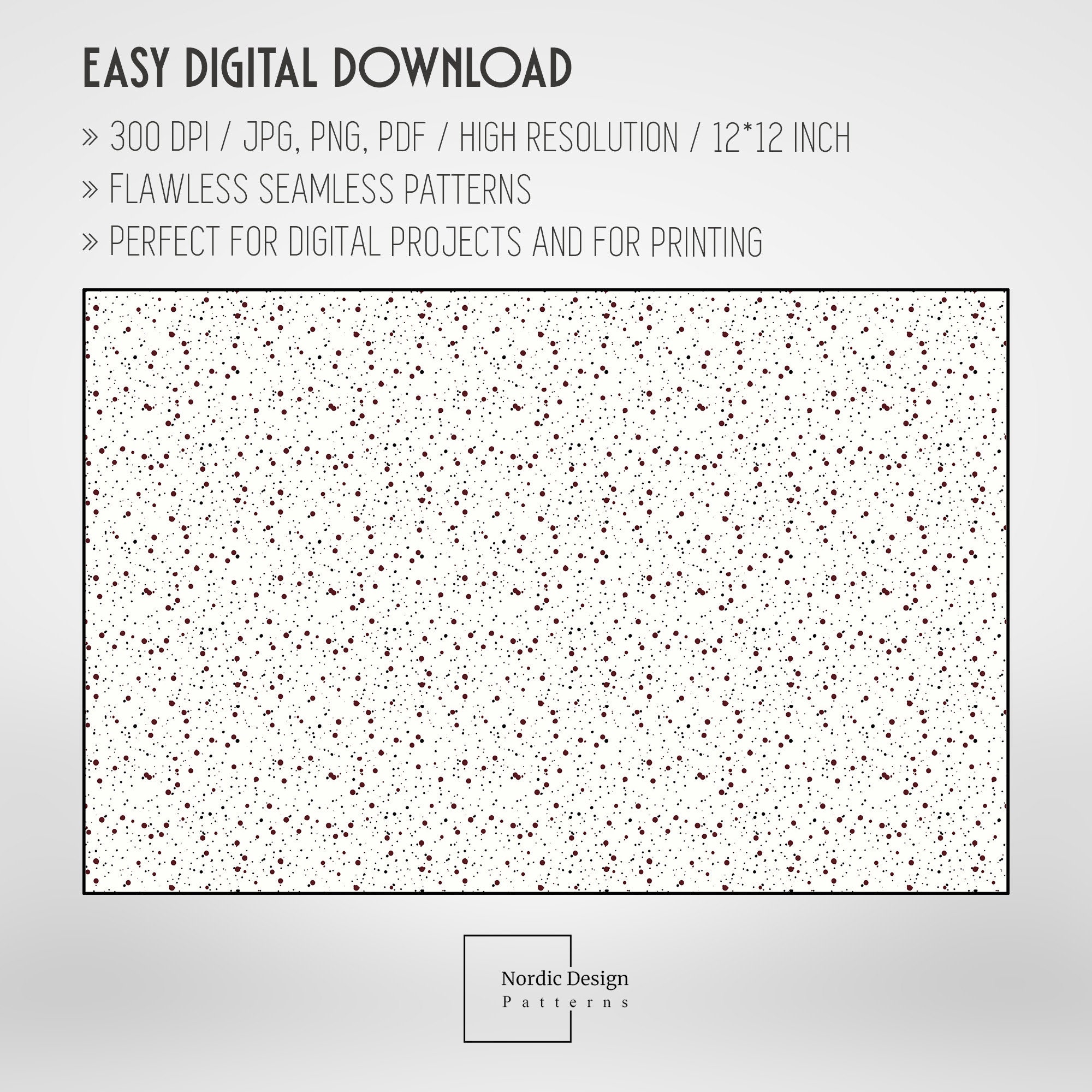 20 Seamless Blood Splatter Patterns Horror Digital Papers for Design