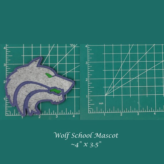 Wolf, Wolves, Timberwolf, Timberwolves school mascot - Freshie Mold - Silicone Mold - Aroma Bead Mold - Silicone Car Freshie Mold