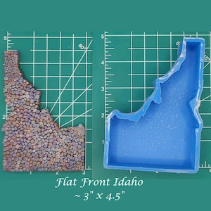 Idaho - Freshie Mold - Silicone Mold - Aroma Bead Mold - Silicone Car Freshie Mold