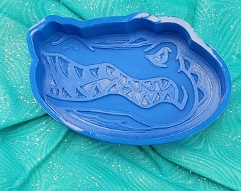 Alligators, Gators, Crocodiles, Crocs School Mascot - Freshie Mold - Silicone Mold - Aroma Bead Mold - Silicone Car Freshie Mold