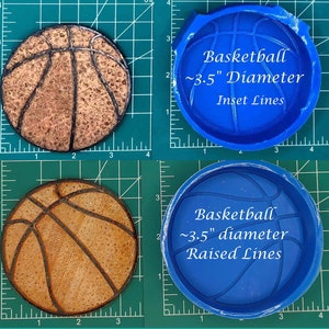 Basketball - Sports Ball - Freshie Mold - Silicone Mold - Aroma Bead Mold - Silicone Car Freshie Mold