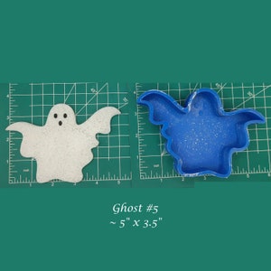 Ghost - Freshie Mold - Silicone Mold - Aroma Bead Mold - Silicone Car Freshie Mold