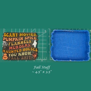You Know, Fall Sh!t - Freshie Mold - Silicone Mold - Aroma Bead Mold - Silicone Car Freshie Mold
