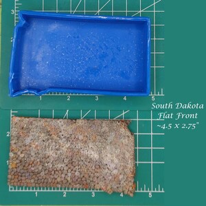 South Dakota - Flat Front - - Freshie Mold - Silicone Mold - Aroma Bead Mold - Silicone Car Freshie Mold