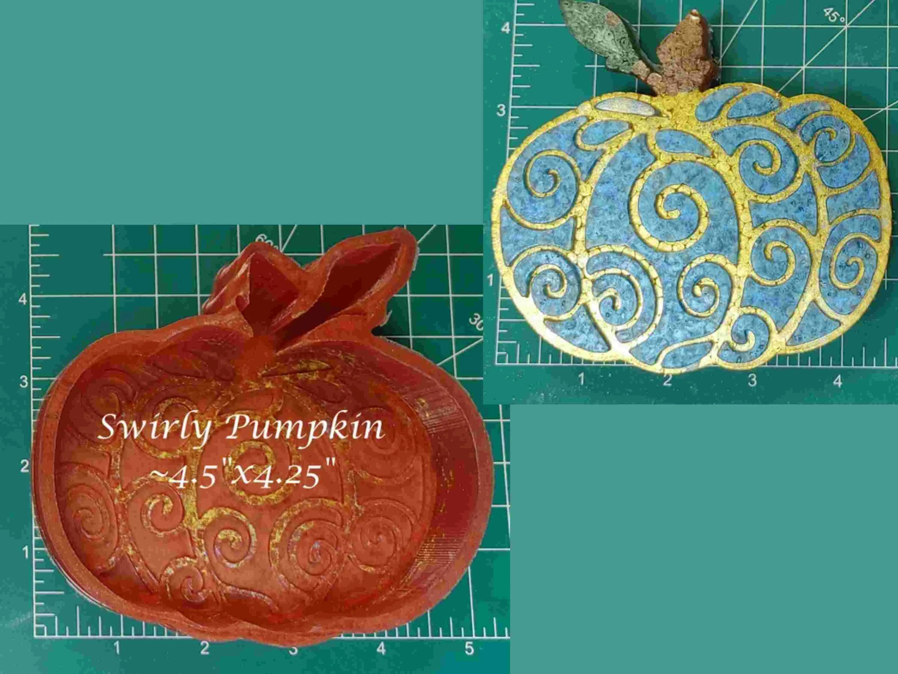 Swirly Pumpkin - Freshie Mold