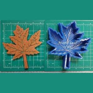 Maple Leaf - Freshie Mold - Silicone Mold - Aroma Bead Mold - Silicone Car Freshie Mold