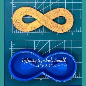 Infinity - Freshie Mold - Silicone Mold - Aroma Bead Mold - Silicone Car Freshie Mold