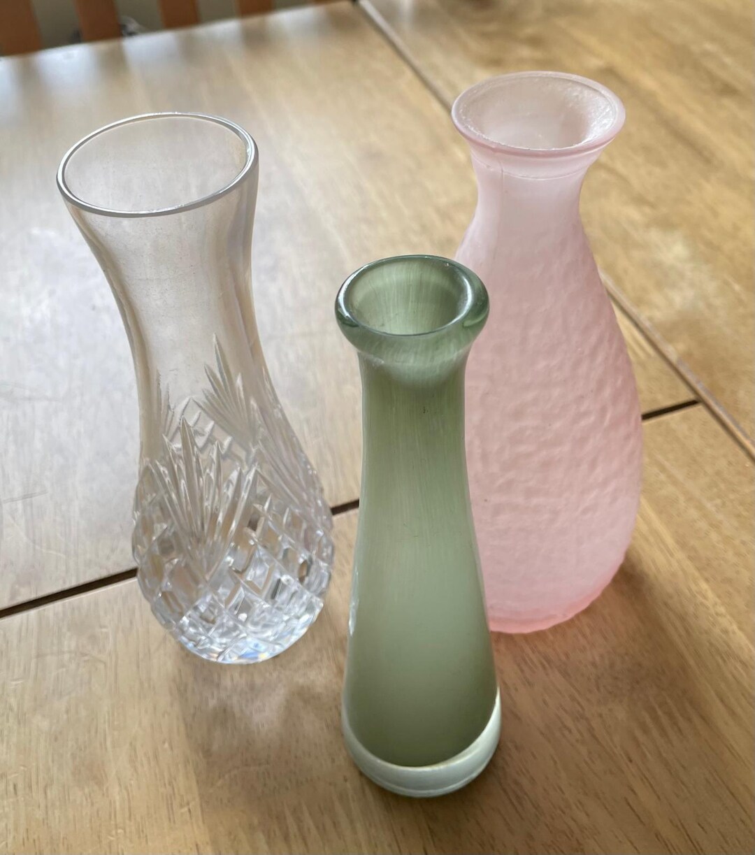 Ornamental Vintage Glass Petite Vases and Candelabras in Various ...