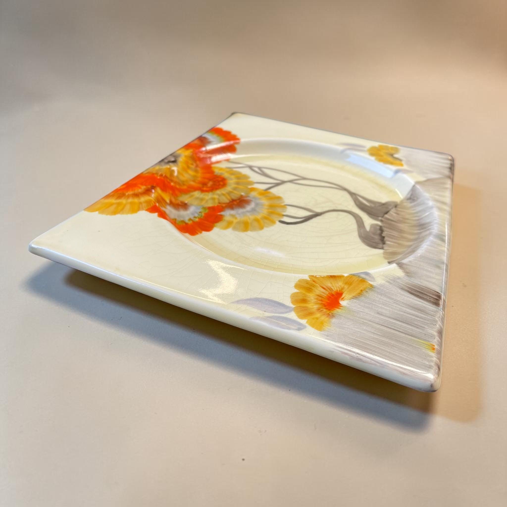 Clarice cliff plate - Etsy 日本