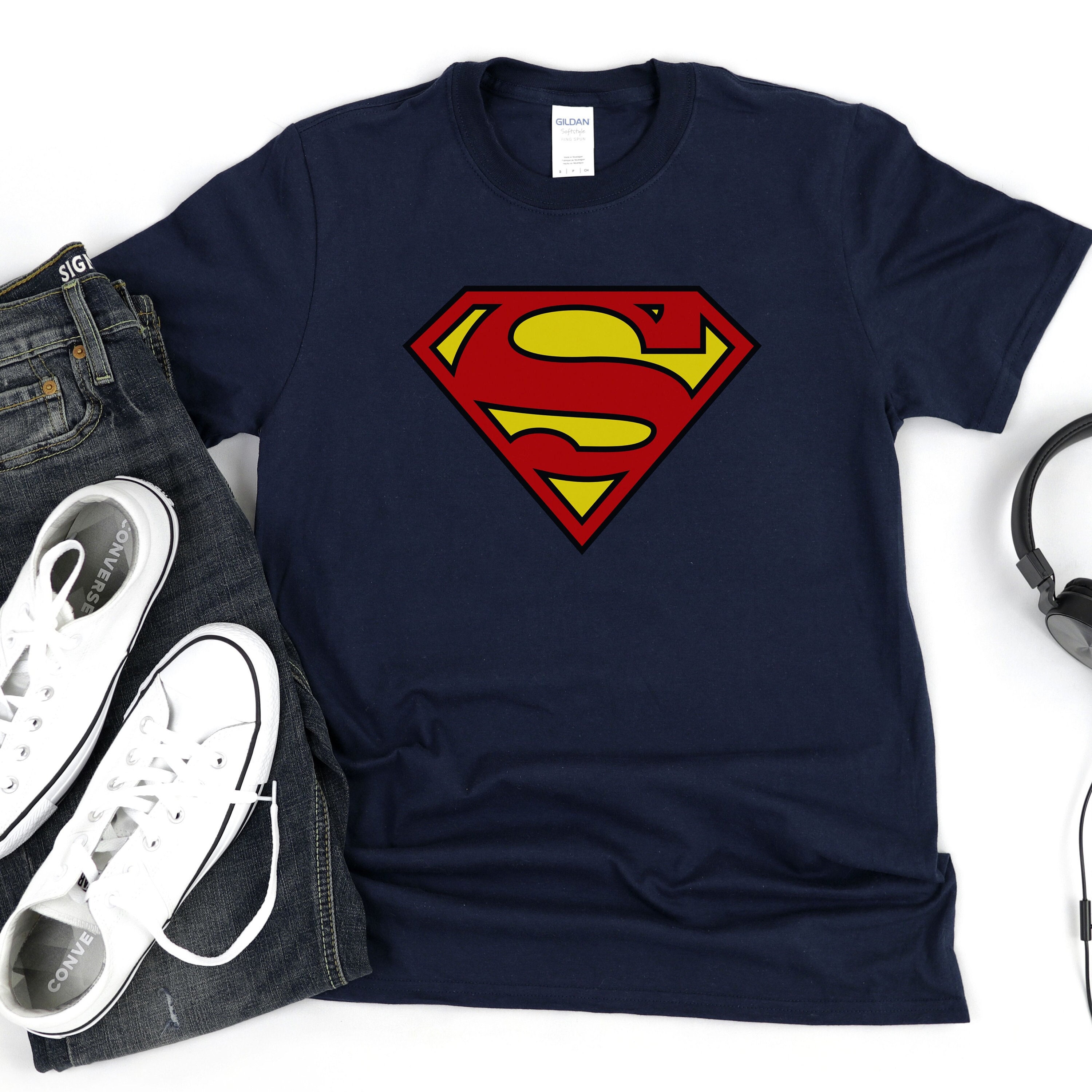 Superhero logo shirt