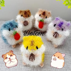 Hamster Handmade Dish scrubbers, gift scrubby