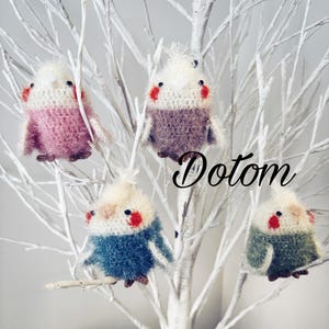 Cute parrot Handmade Dish scrubbers, gift scrubby