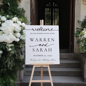 Wedding Selfie Mirror Welcome Sign with Names | Custom Welcome Sign Decals Removable Small Wedding Mirror Diy Vinyl Wedding Entrance Mirror