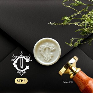 Wax seal Custom Stamp | Choose Your Custom Wax Seal Stickers | Envelope Seal Adhesive Wax Seal for Wedding Invitations | SpoiledGirlie
