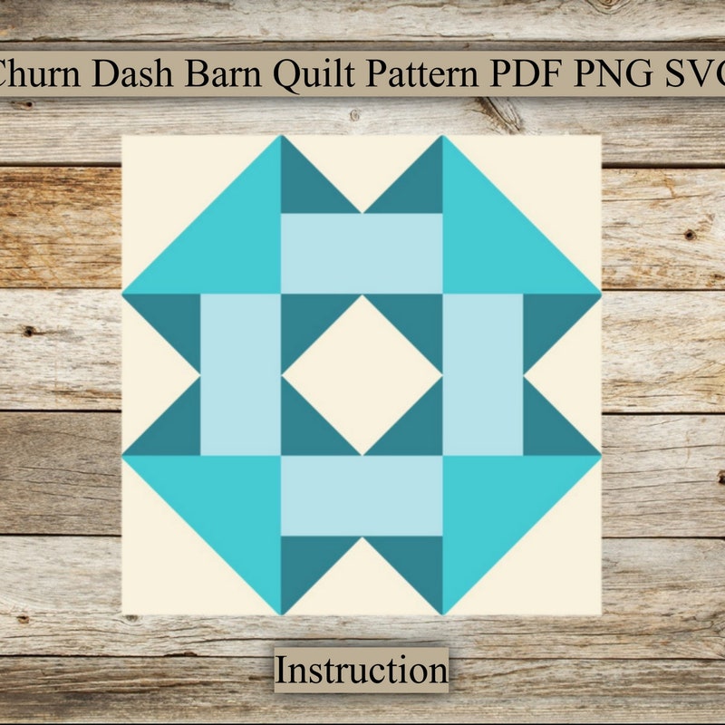 Churn Dash Quilt Pattern - Etsy