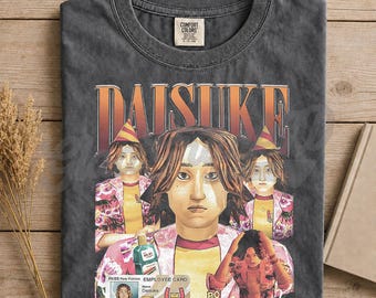 Daisuke Mouthwashing Video Game Graphic Tee – Funny Absurd Gaming Shirt – Indie Game Character Merch – Gift for Gamer Fan FD