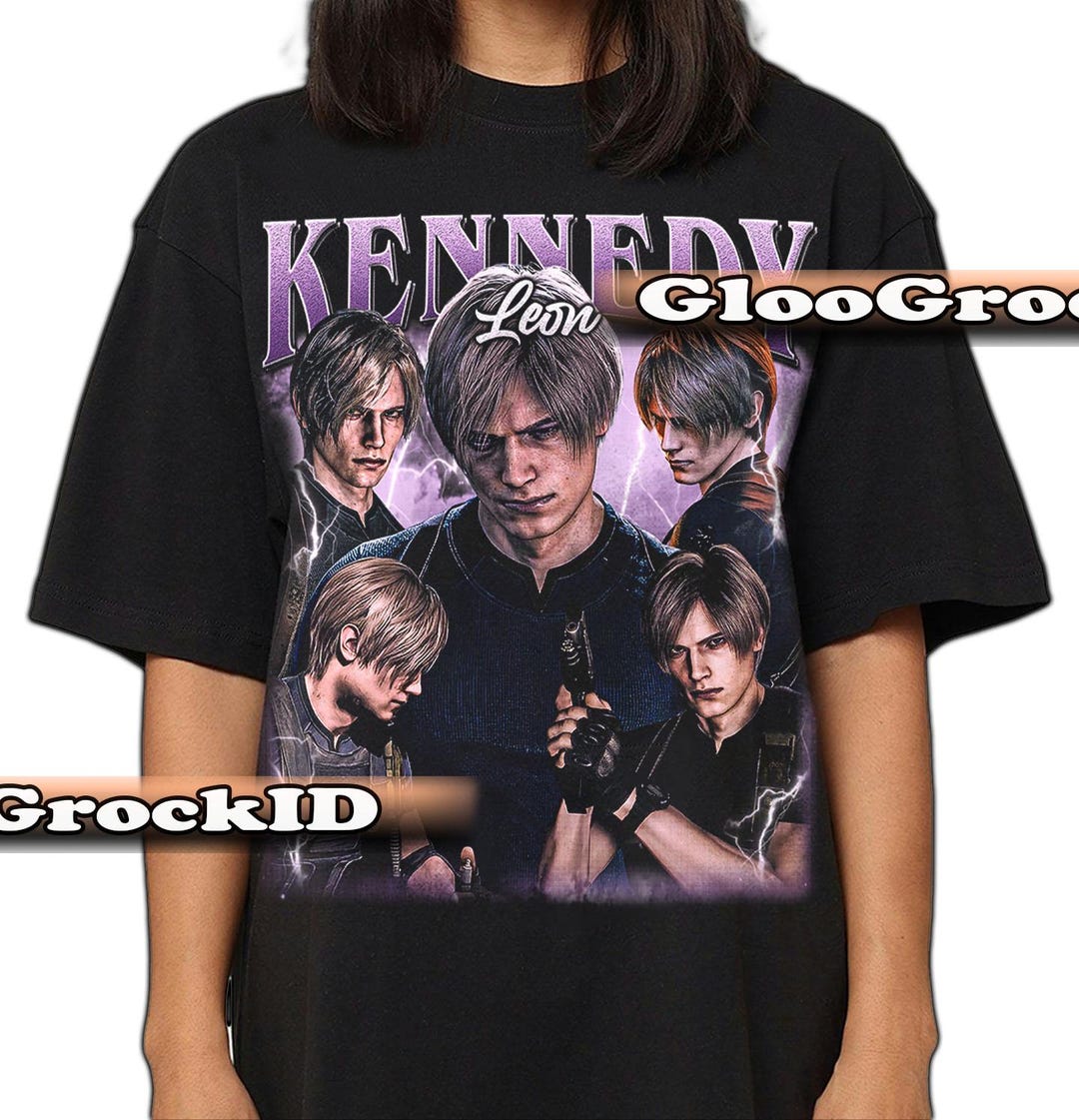 Leon S. Kennedy Resident Evil Video Game Graphic Tee, Raccoon City ...