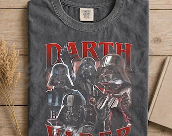 ダース・ベイダー スター・ウォーズ シス卿 グラフィックTシャツ - 銀河帝国 レトロシャツ - SF映画の悪役グッズ、ジェダイファンへのギフト 戦士 グラフィックFD
