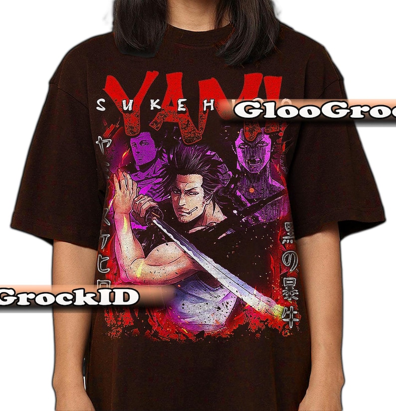 Yami Sukehiro-tröja, Black Clover Captain-tröja, Magic Knight Squad-tröja, anime-manga-gåva, unisex otaku-kläder för merchandise bild 9