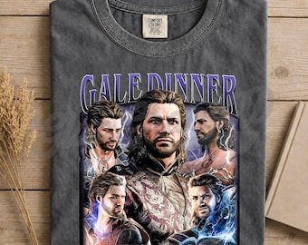 Baldur’s Gate 3 Girl Dinner Gale Fantasy RPG Party Shirt, D20 Dice Adventure Tee, Inspired by Dark Fantasy Game, Dungeon Roleplay Graphic FD