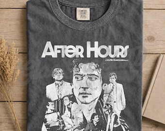 Vintage After Hours 1985 Comedy/Thriller Martin Scorsese Softstyle T-Shirt, Retro Movie Tee, 80s Film Lover Gift, Funny Graphic Top FD