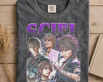 Sciel Expedition 33 Video Game Graphic Tee, Fantasy RPG Character T-Shirt, Adventure Gamer Merch, Gift for Gaming Fan, Galactic Adventure FD