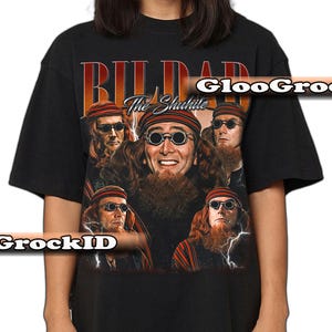 Bildad the Shuhite T-Shirt – Gute Omens Meme Grafik Tee – Lustiges Biblisches Referenz Shirt – Neil Gaiman TV Show Merch – Geschenk für Fan LD