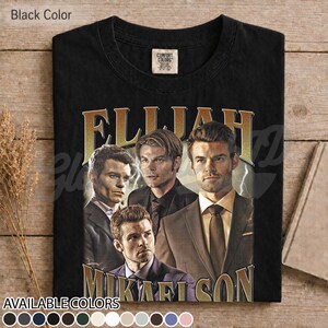 Eliija Mikaelson The Vampire Diaries Original Vampir Tee - Retro Supernatural TV Show Shirt - Geschenk für Fantasy Fan Fan Art FF Bild 3