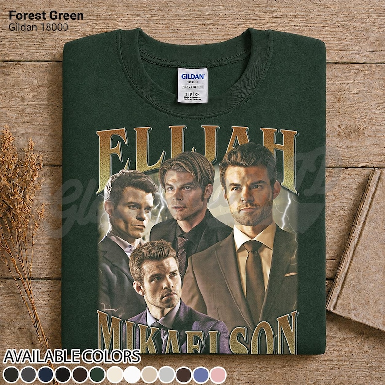 Eliija Mikaelson The Vampire Diaries Original Vampir Tee - Retro Supernatural TV Show Shirt - Geschenk für Fantasy Fan Fan Art FF Bild 7