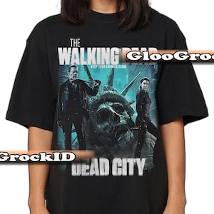 The Walking Dead: Dead City AMC Zombie Apocalypse graphic T-shirt – post-apocalyptische horror tv-show merchandise – cadeau voor fan dames- en heren-T-shirt