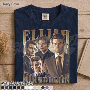 Eliija Mikaelson The Vampire Diaries Original Vampir Tee - Retro Supernatural TV Show Shirt - Geschenk für Fantasy Fan Fan Art FF Bild 4