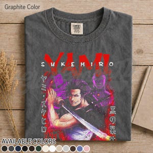 Yami Sukehiro-tröja, Black Clover Captain-tröja, Magic Knight Squad-tröja, anime-manga-gåva, unisex otaku-kläder för merchandise Graphite