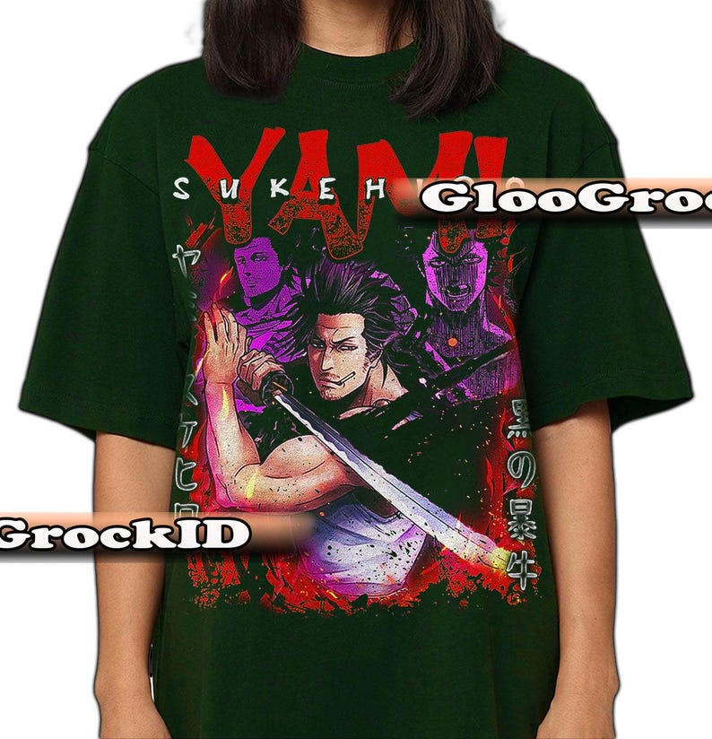 Yami Sukehiro-tröja, Black Clover Captain-tröja, Magic Knight Squad-tröja, anime-manga-gåva, unisex otaku-kläder för merchandise bild 10