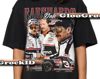 Dale Earnhardt Legendary Racecar Driver Shirt, Stock Car Racing Fan Tee, Vintage Racing Tribute Design, Motorsports Graphic T-Shirt